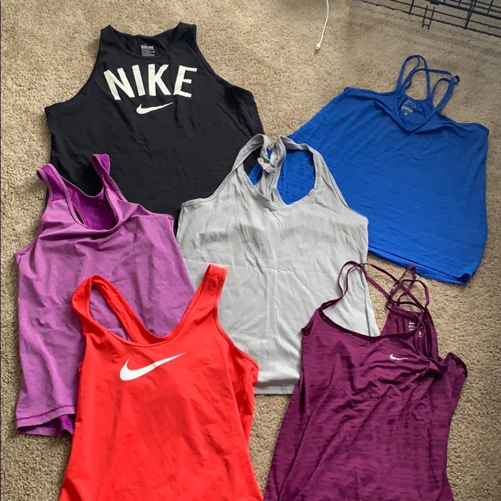 Nike tanks 1 under armor